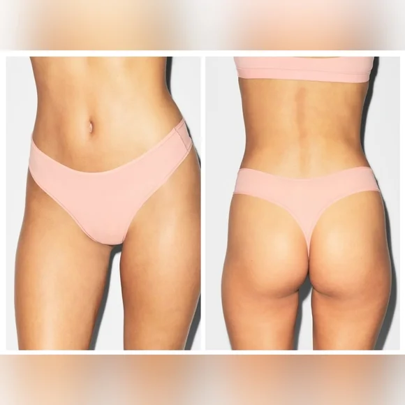 SKIMS Fits Everybody Thong NWT 4X DUSK - Picture 7 of 8